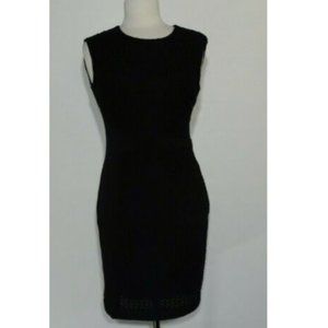 ECI Size 6 Sheath Sleeveless Little Black Dress